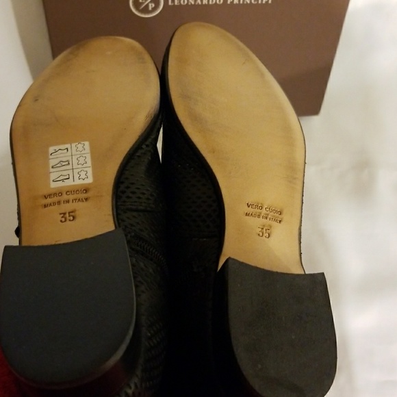 Leonardo Principi Booties  Vero Cuolo New with box - Picture 2 of 8
