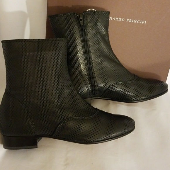 Leonardo Principi Booties  Vero Cuolo New with box - Picture 3 of 8