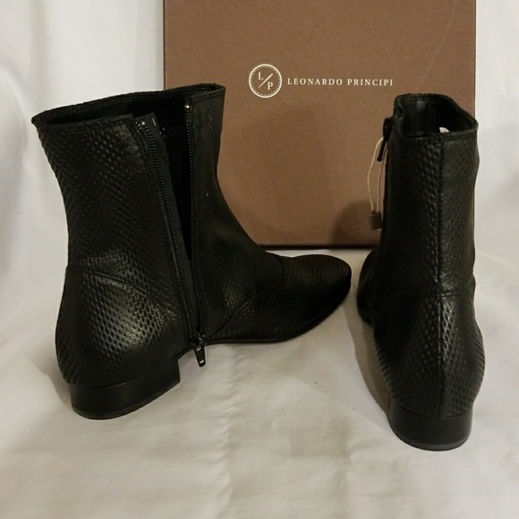 Leonardo Principi Booties  Vero Cuolo New with box - Picture 5 of 8