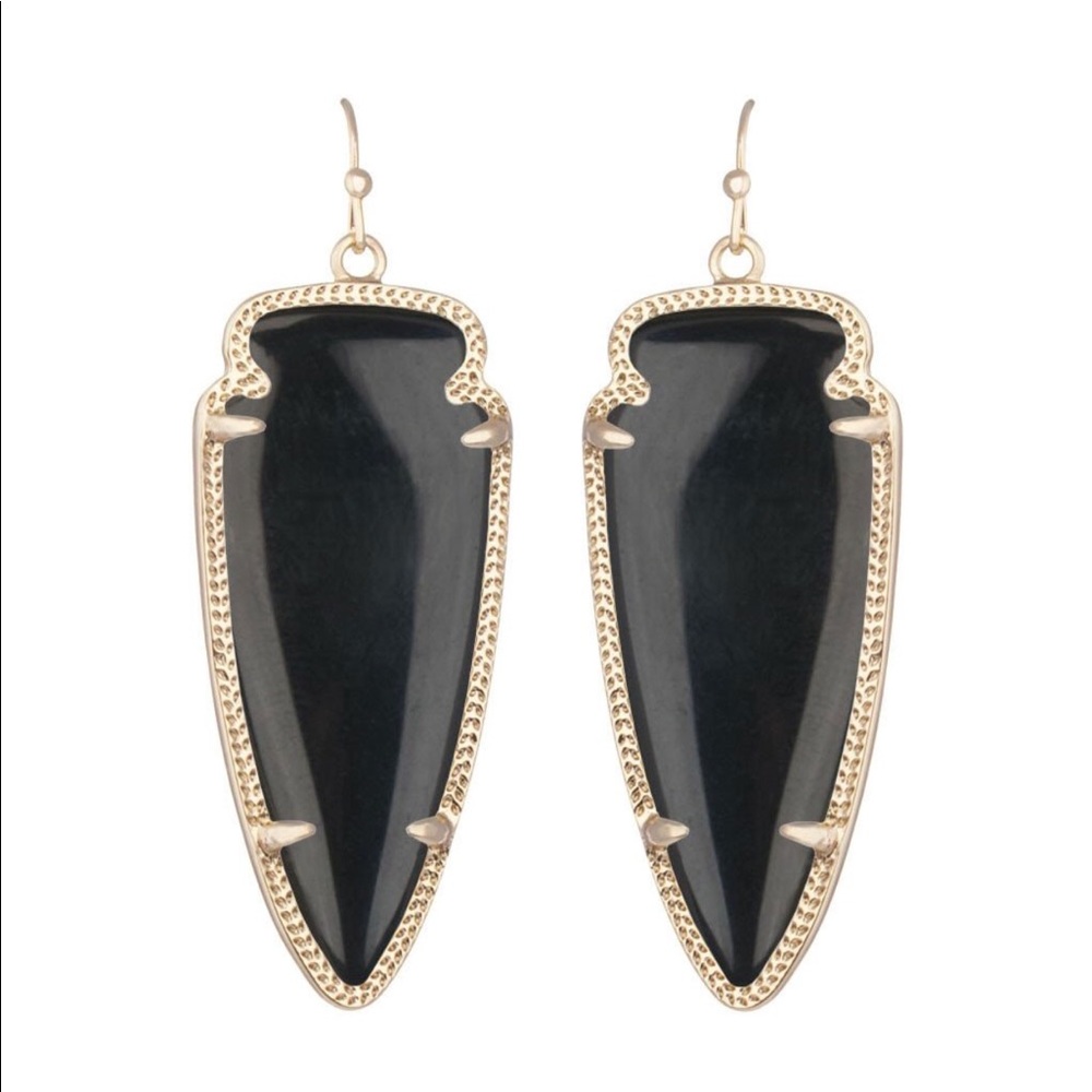 Kendra Scott Black Skylar Earrings