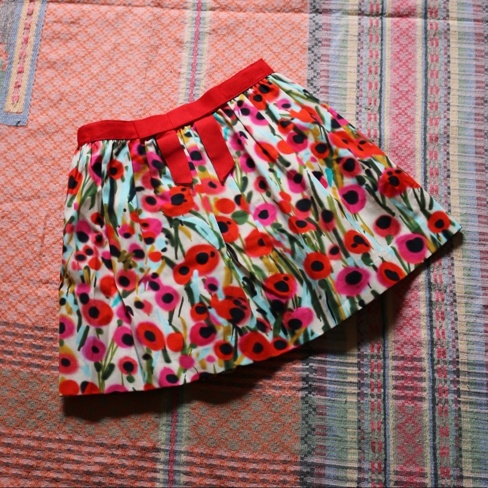 NWOT Milly minis Girl’s Floral Party Skirt sz 8