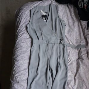 Topshop Grey jumpsuit