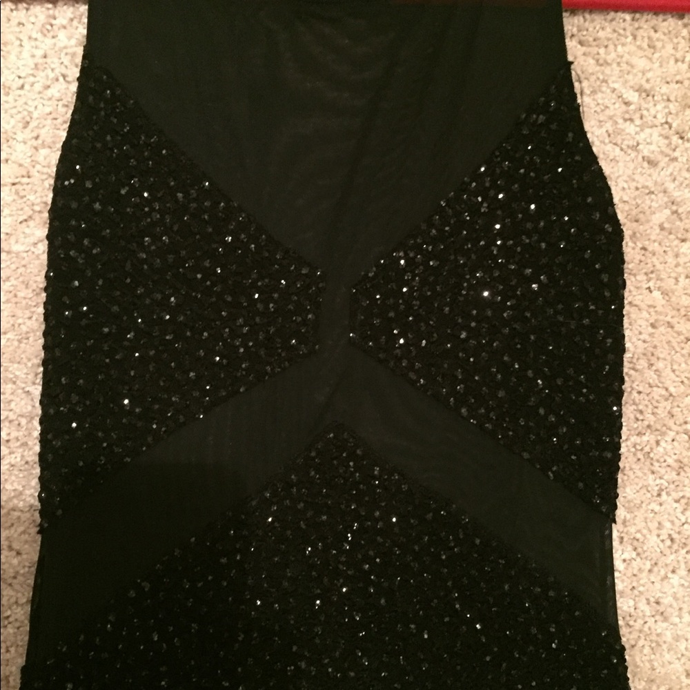 Sexy black dress