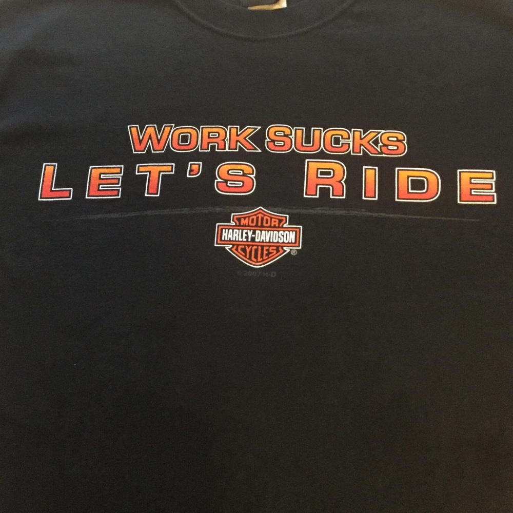 A Harley-Davidson T Shirt from Hot Springs, Ark.