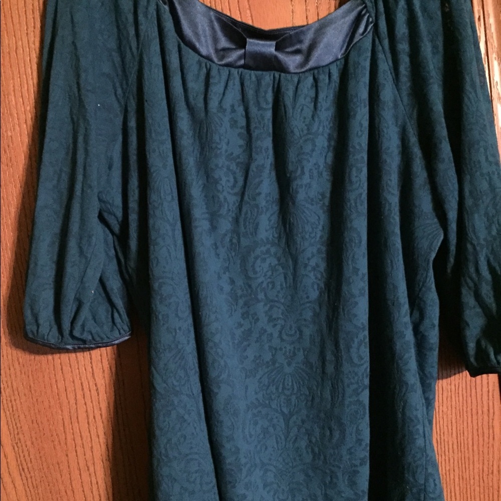 Women’s Sz 1x 3/4 inch sleeve blouse