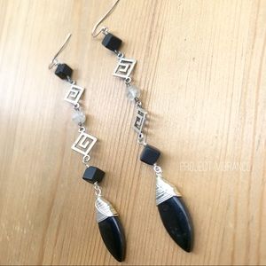 Black and Silver Dangles