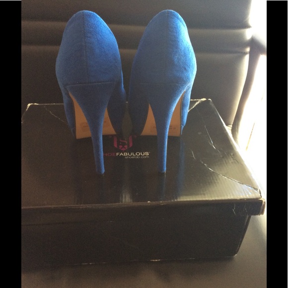 Liliana Blue High Heels - Picture 3 of 6