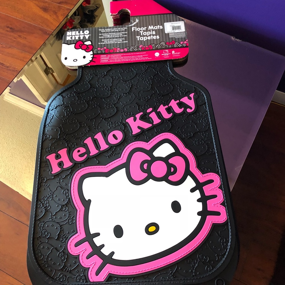 2pc hello kitty floor mats