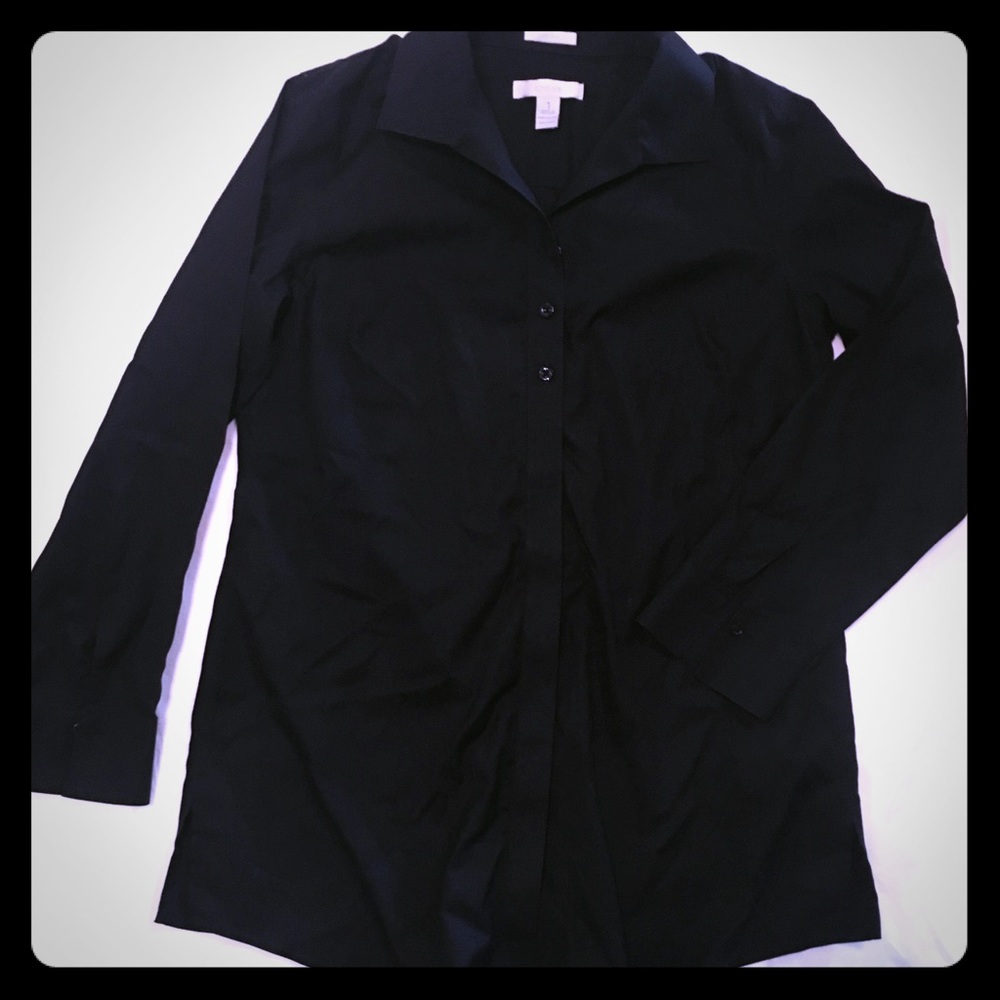 Chico’s No Iron Collared Top