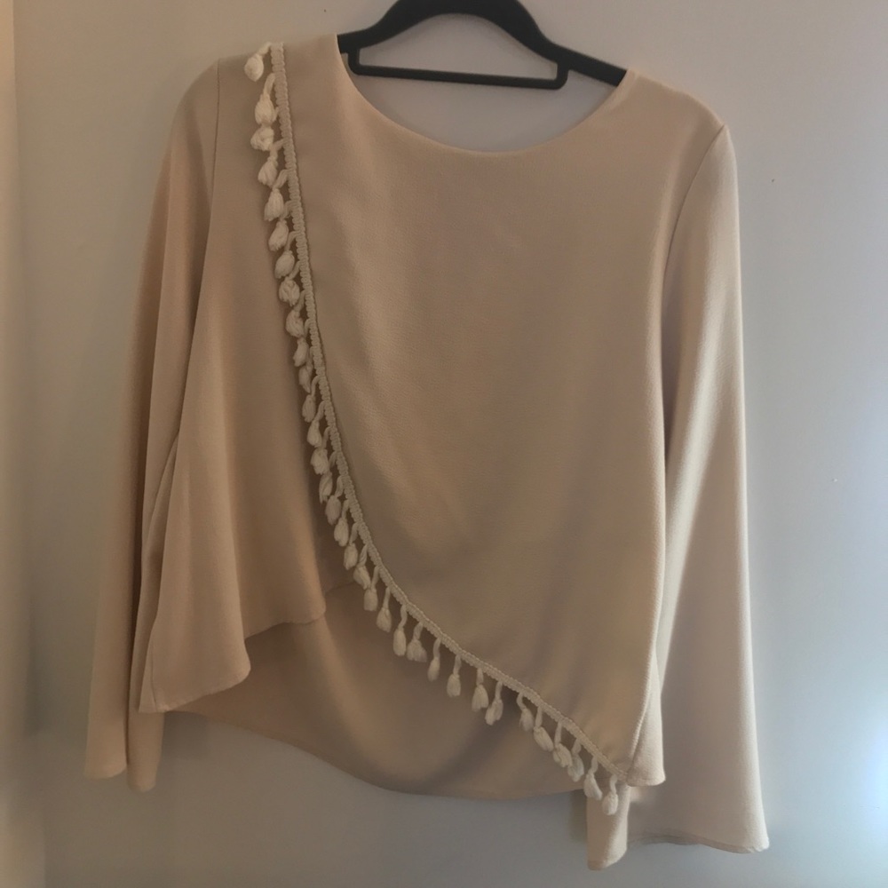 Cream blouse