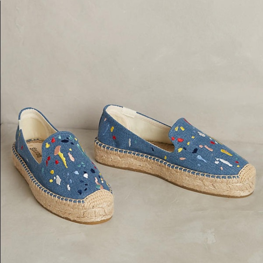 Soludos Splatter Paint Espadrilles