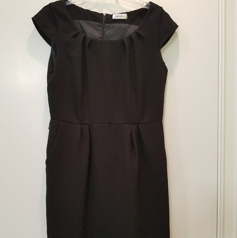 Calvin Klein sophisticated black dress