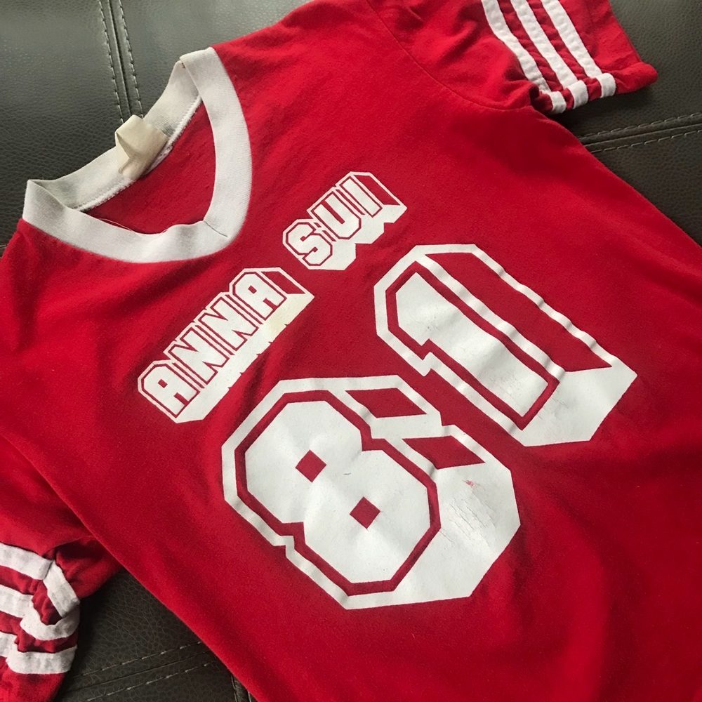 FINAL PRICE Vintage Anna Sui Varsity Shirt