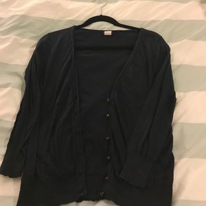 Jcrew Navy Cardigan S