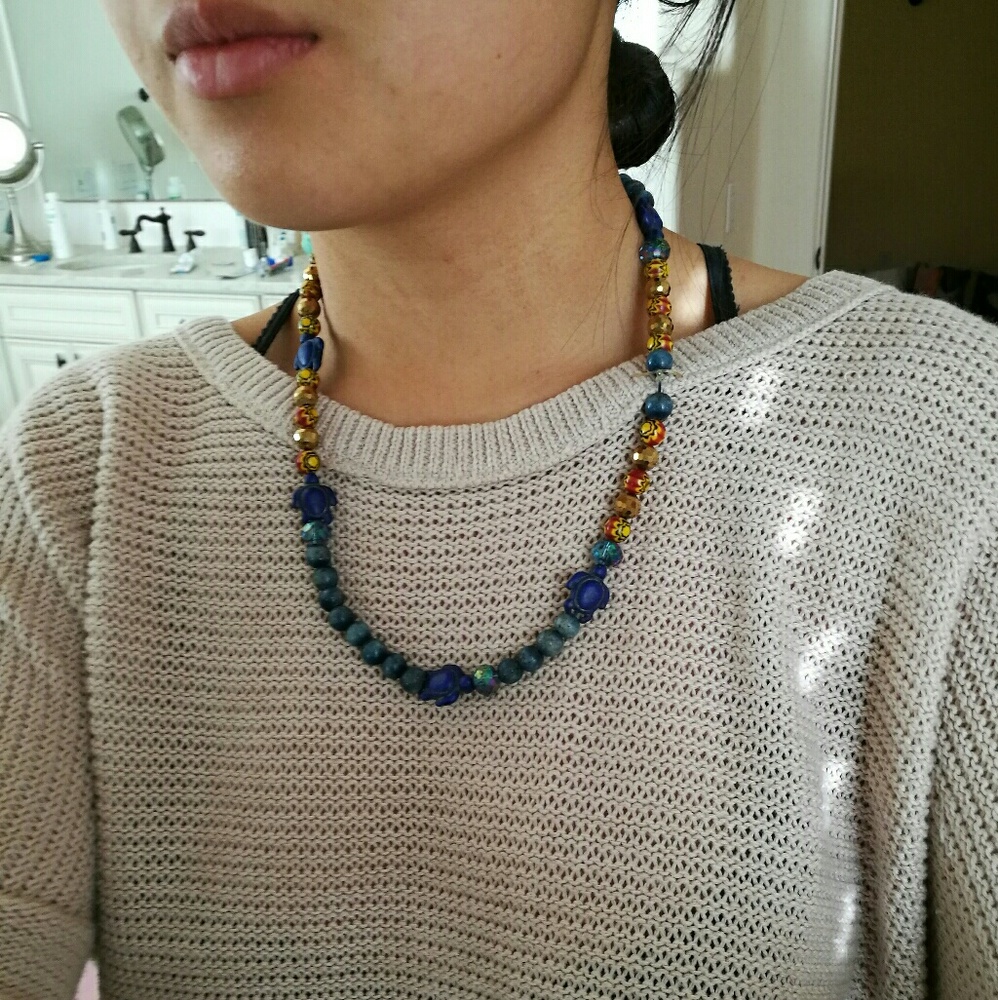 Handmade Turtle Necklace - Picture 2 of 5