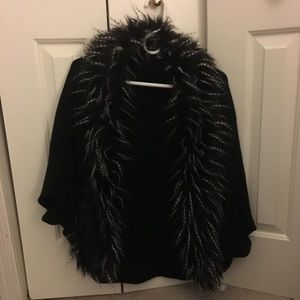 Bebe Fur Collar Sweater