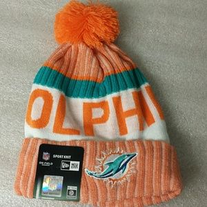Dolphins beanie knit winter team hat