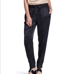 DKNY Stripe Drawstring Pant Sz M