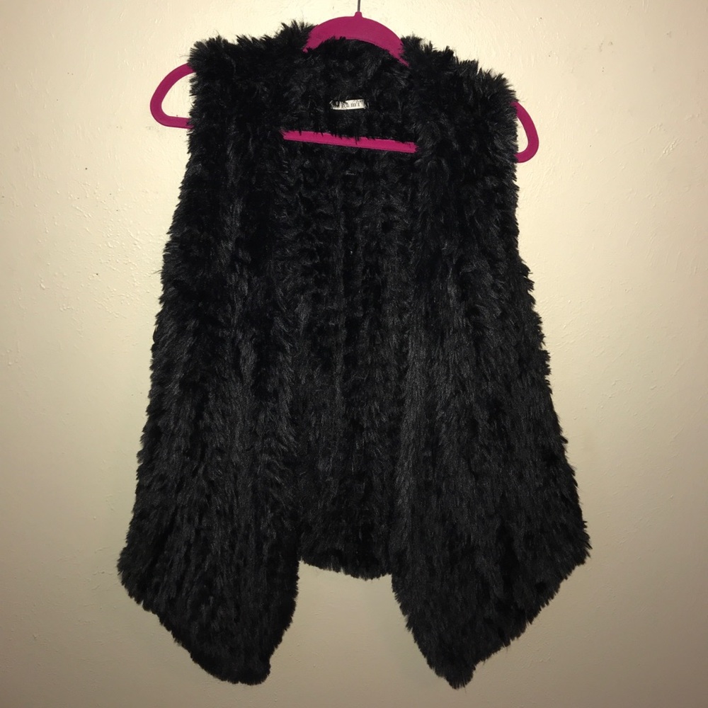 Small black polyester vest from Francesca’s