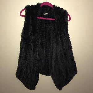 Small black polyester vest from Francesca’s