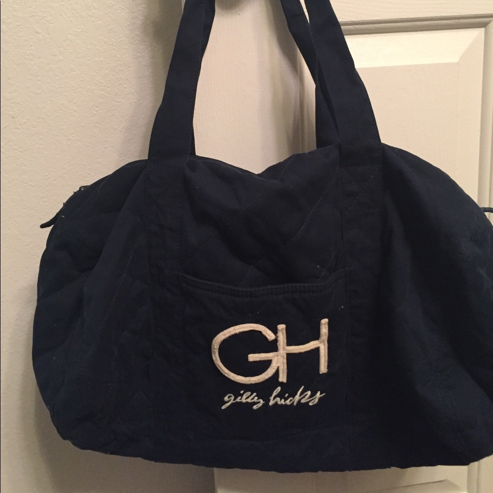 Gilly Hicks quilted weekend duffel bag