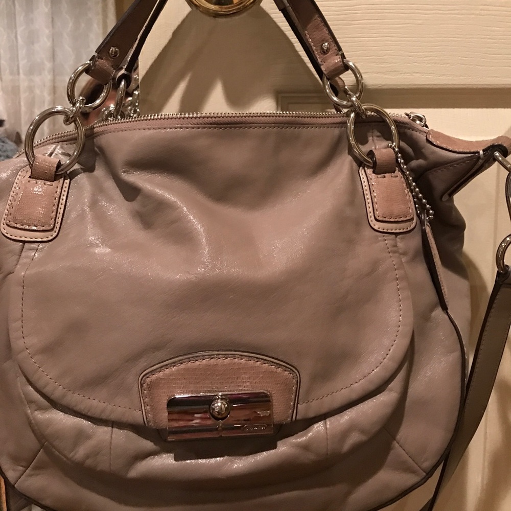 Coach leather cross body