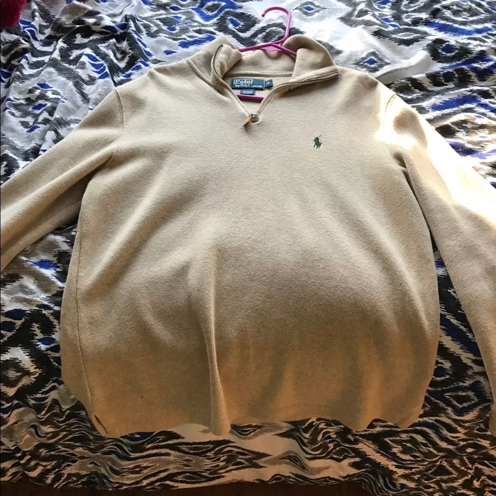 Polo Ralph Lauren Tan Halfzip