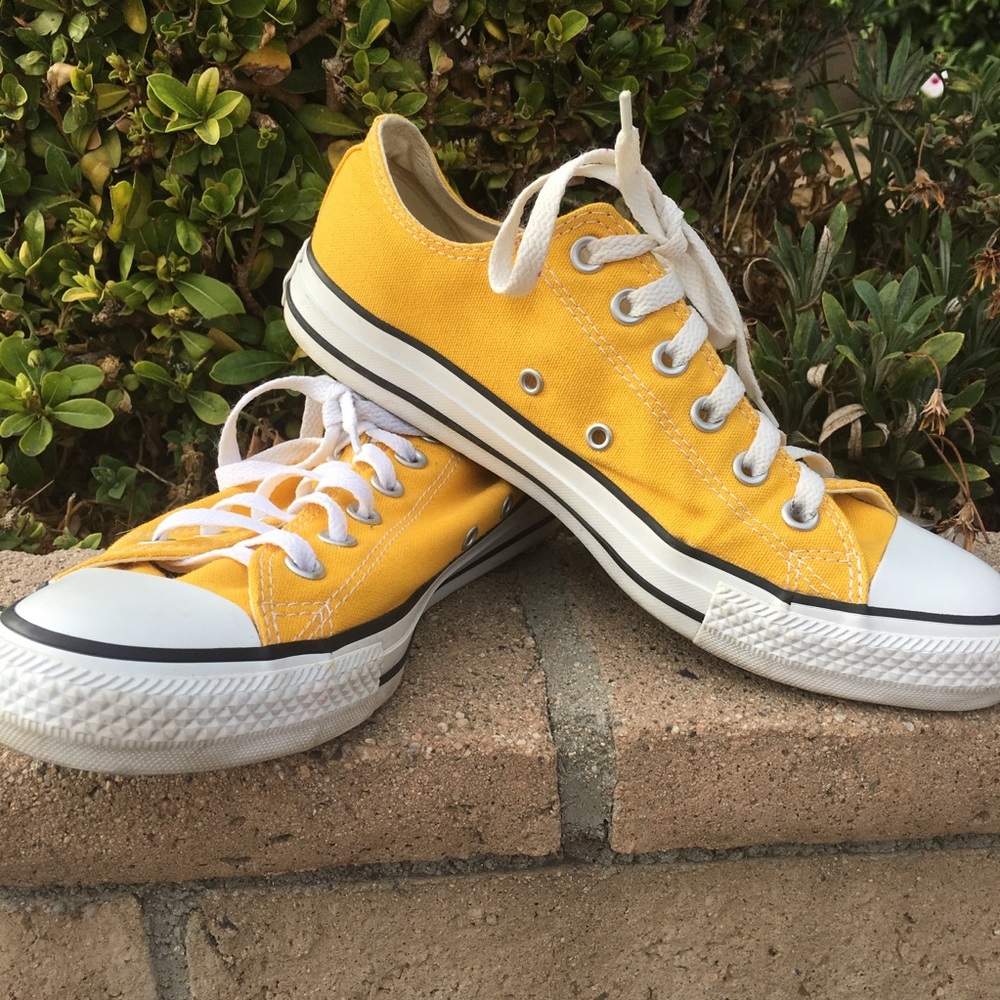 Yellow Low-Top Chuck Taylors