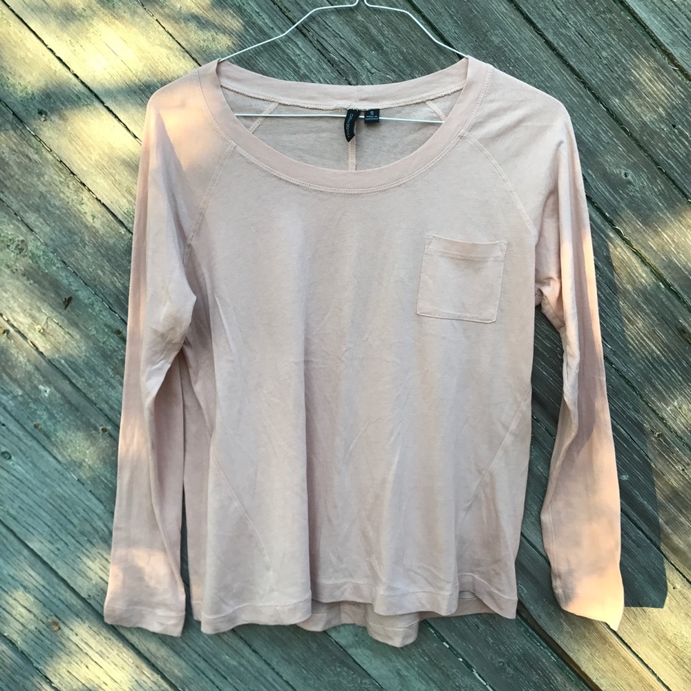 Cynthia Rowley Pale Pink Long Sleeve Top