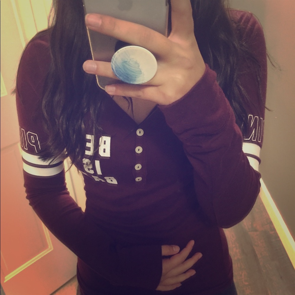 Bed is bae pink shirt