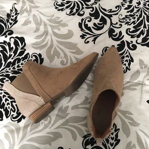 Tan booties