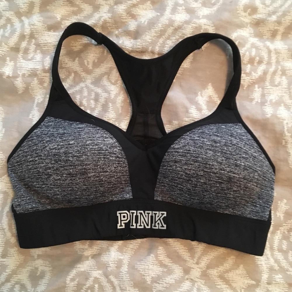 PINK padded sports bra