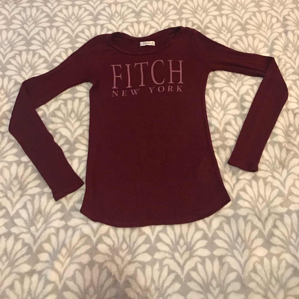 Long Sleeve Maroon Shirt