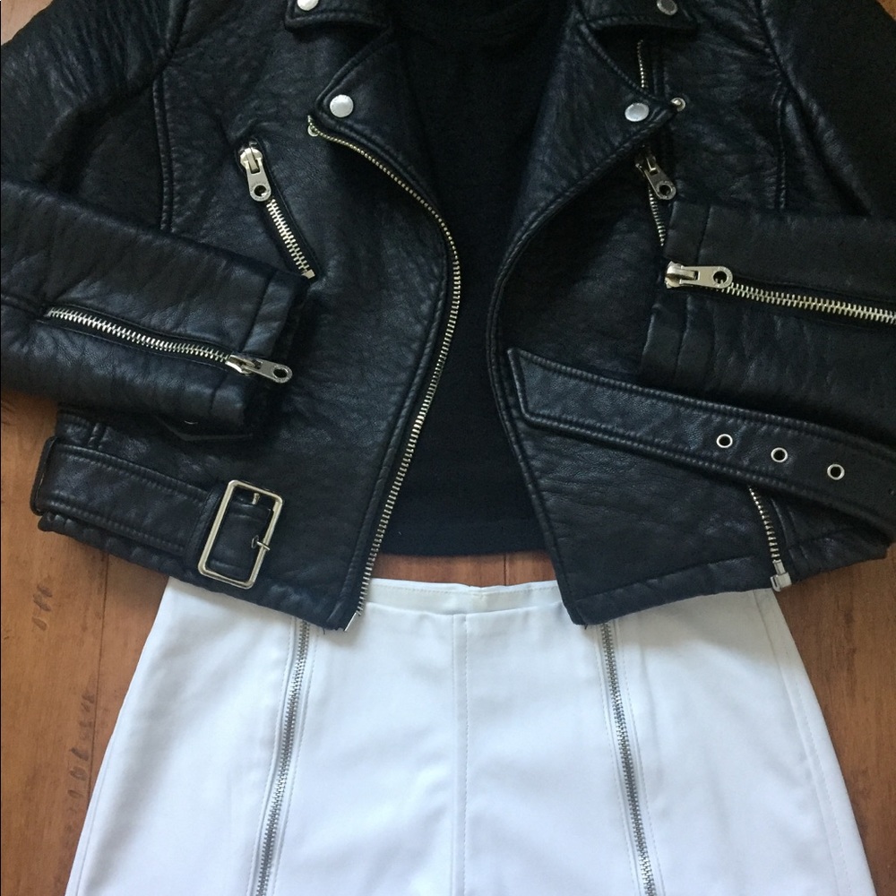 Nasty Gal - faux leather shorts