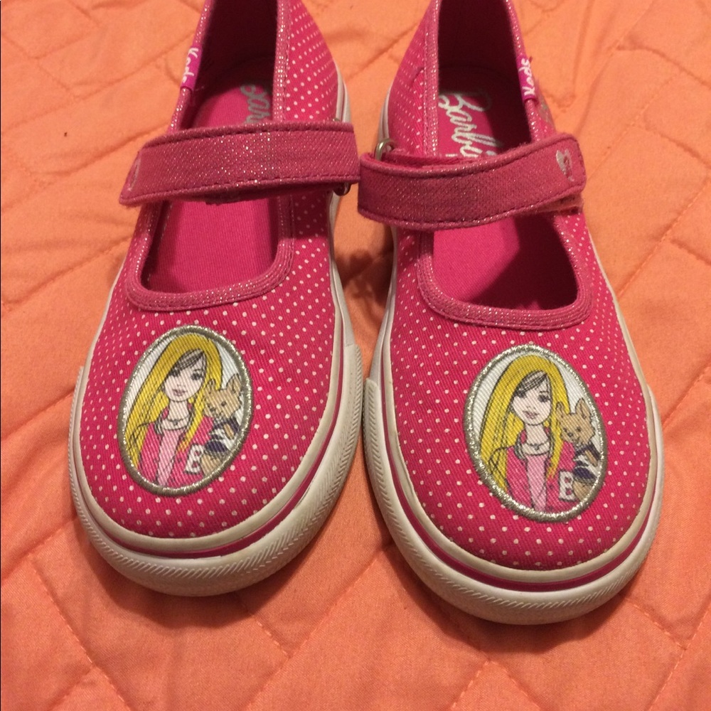 Girls Barbie keds  11.5 size
