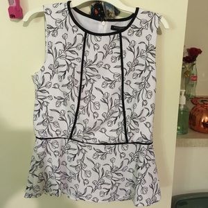 NWOT Banana Republic peplum blouse Size 0