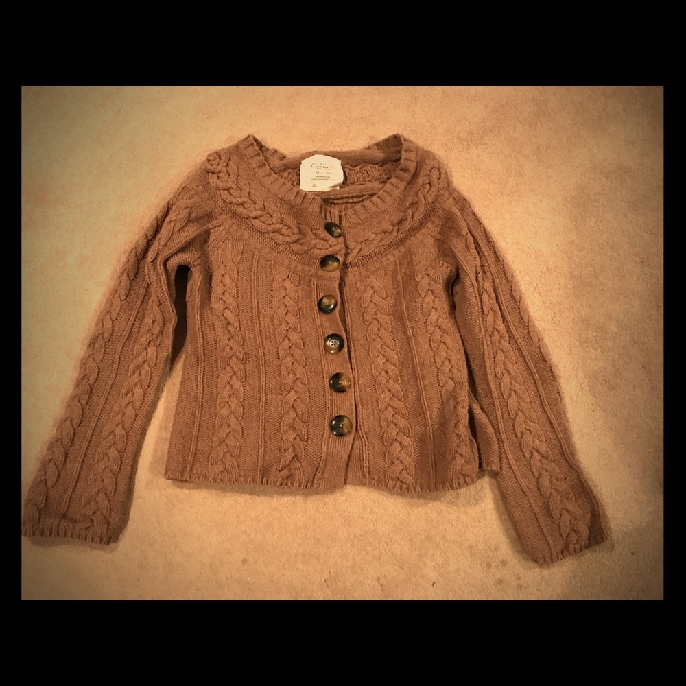 Old Navy Chunky Snapfront Cable Cardigan