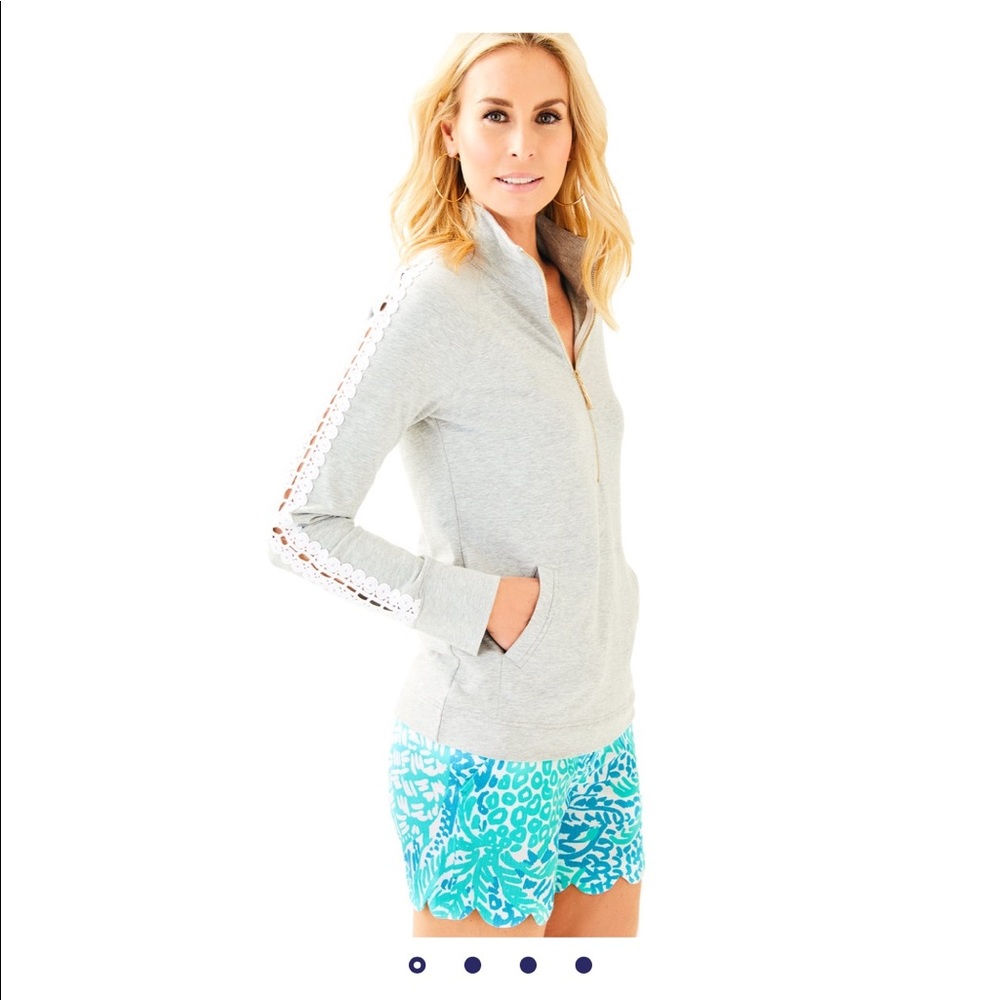 Lilly Pulitzer Lace Skipper Popover Large NWOT