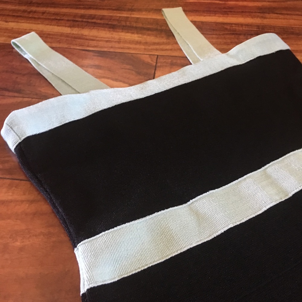 Black Kardashian Kollection spandex dress. XL