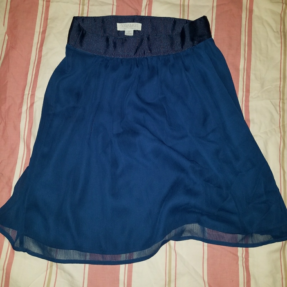 Blue skirt