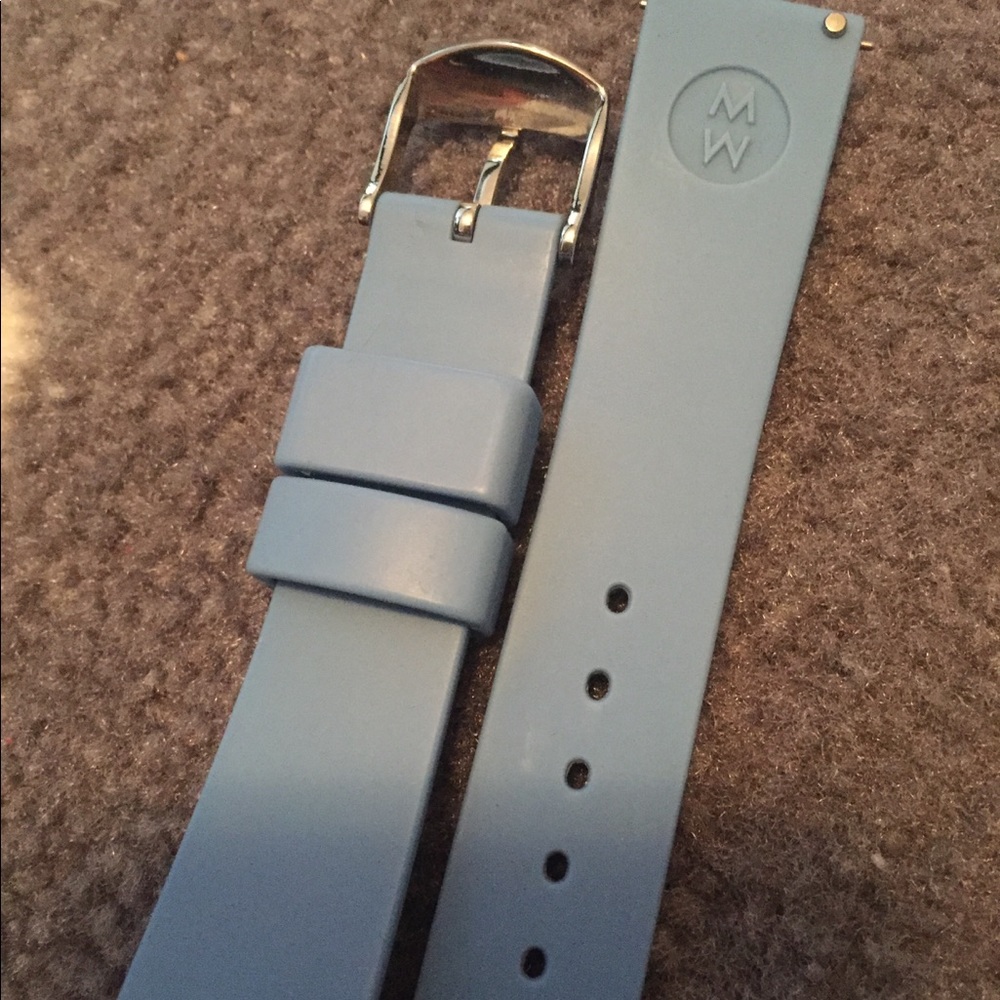 Michele rubber watch strap