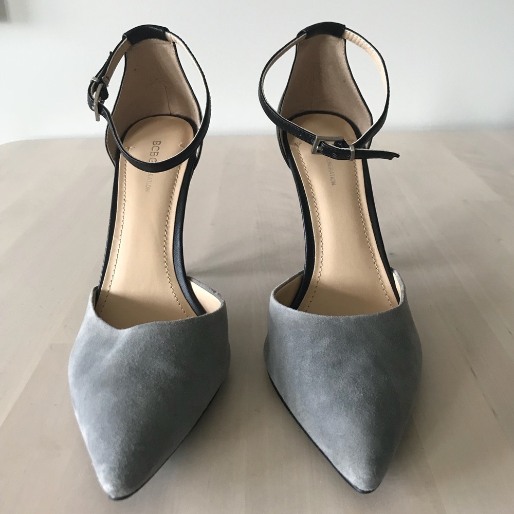 BCBGeneration blue suede heels
