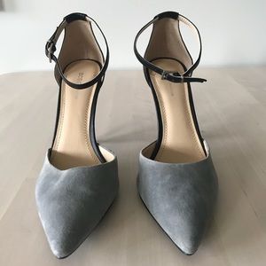 BCBGeneration blue suede heels