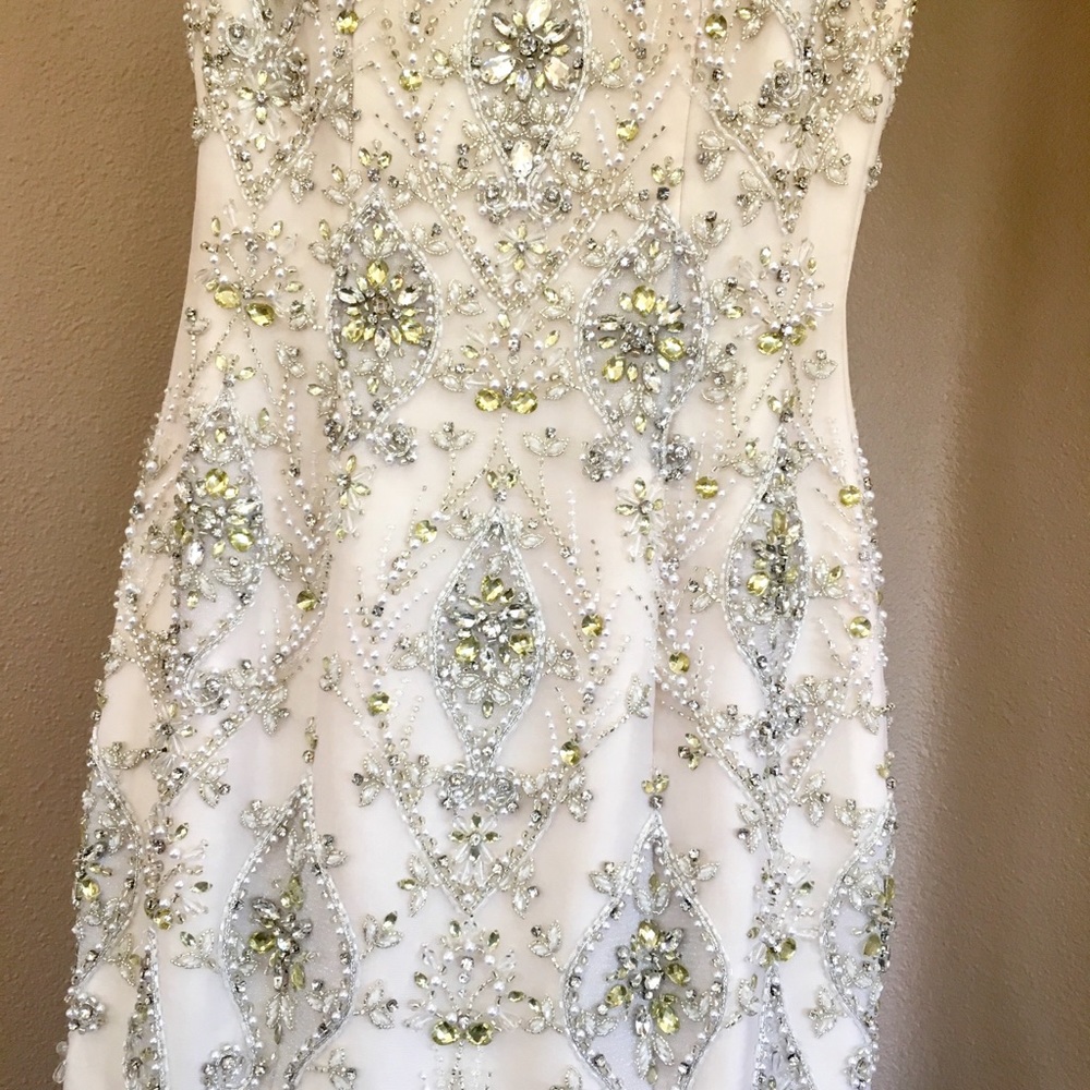 Stephen Yearick Bridal Gown ivory Size 2 - Picture 8 of 8