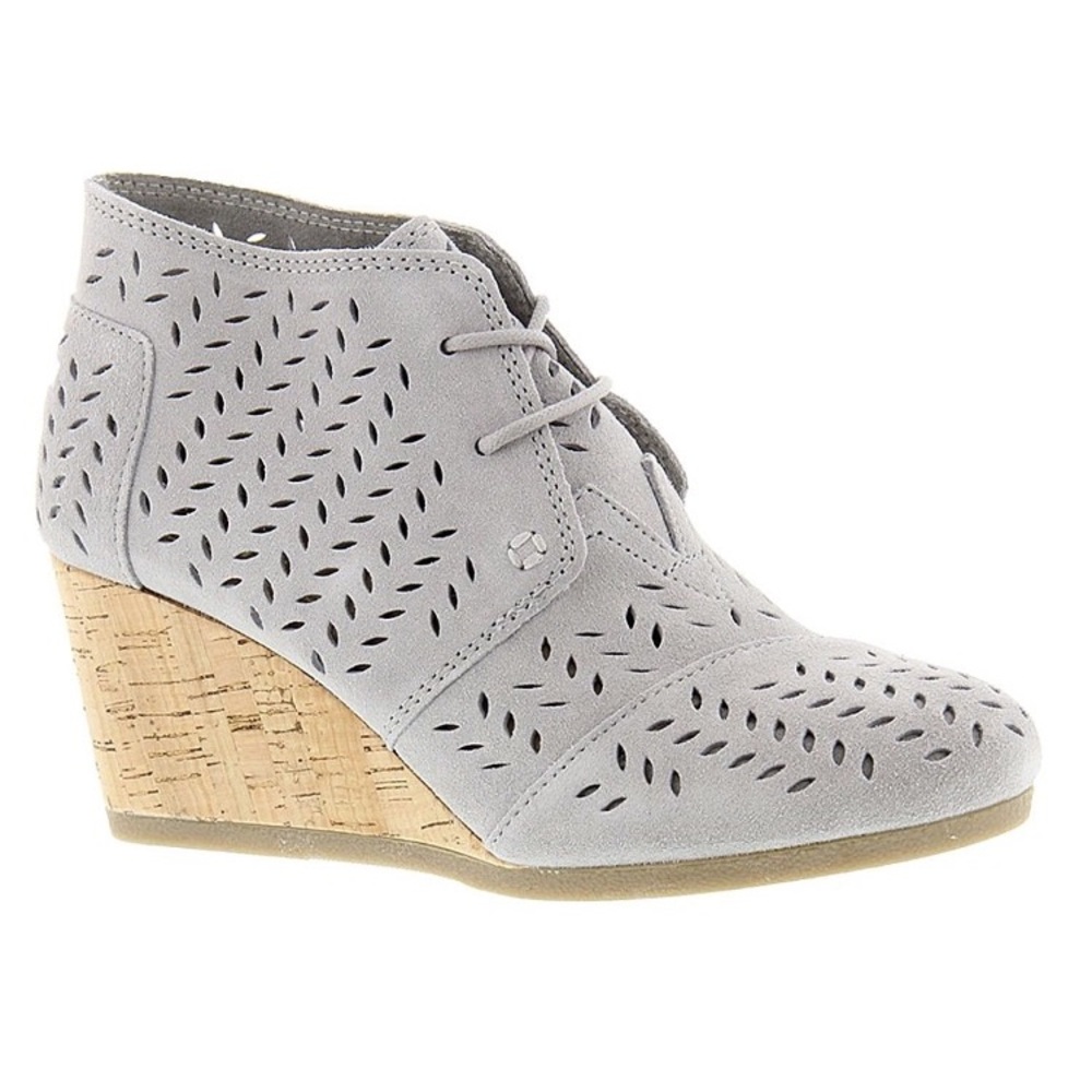 TOMS Desert Wedge Booties