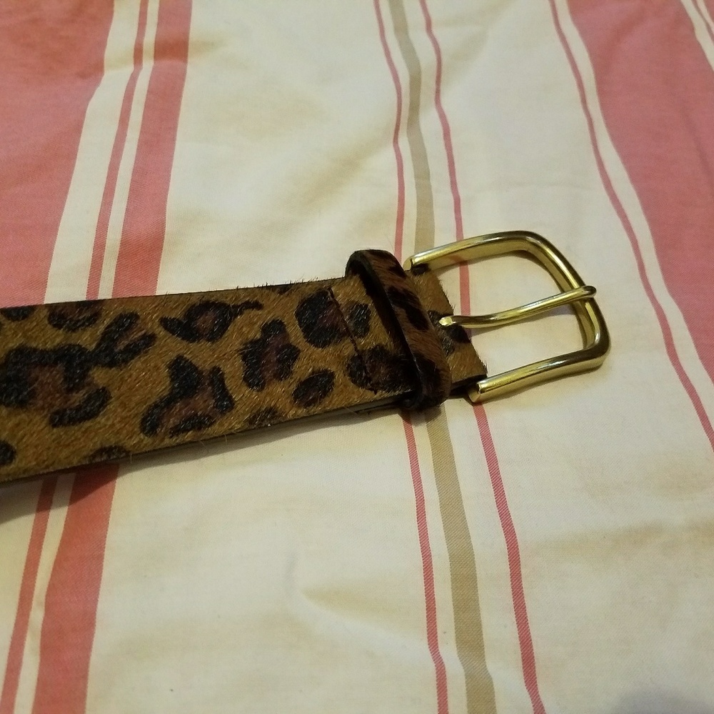 Jcrew leopard belt cheetah