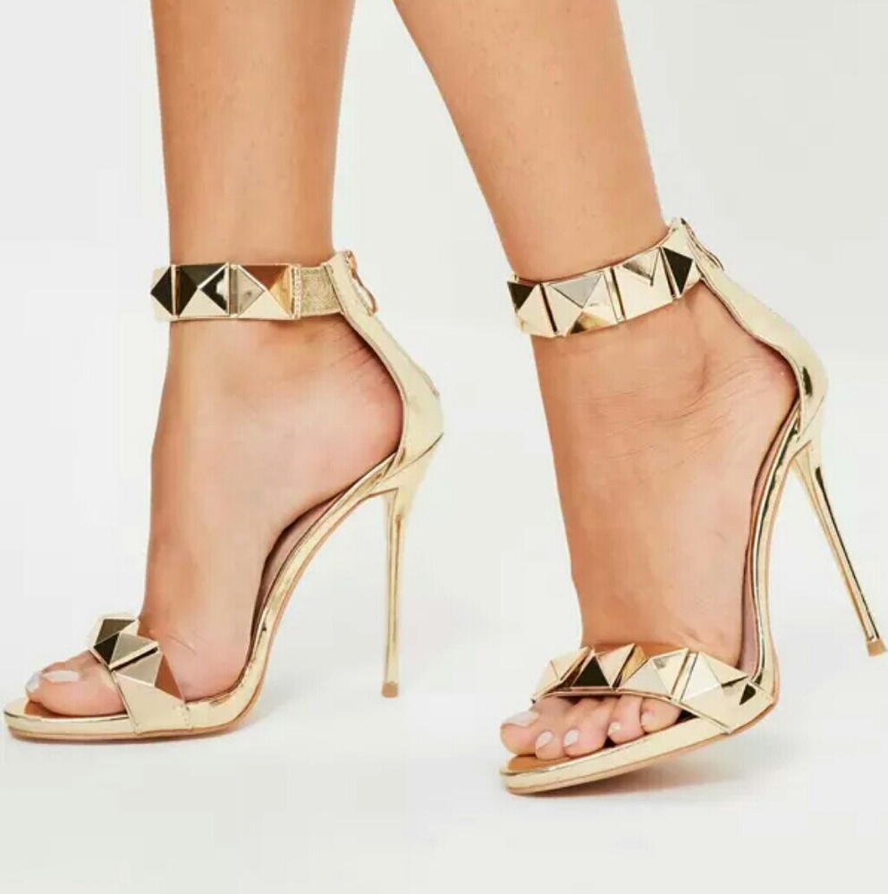Missguided Pyramid Studded Heels