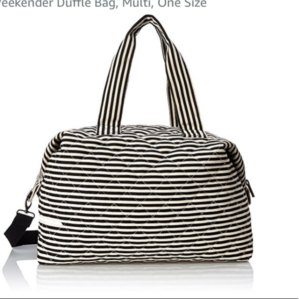 madden Girl quilted weekender bag