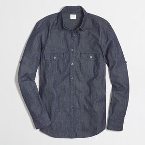J. Crew Classic Chambray Button Down