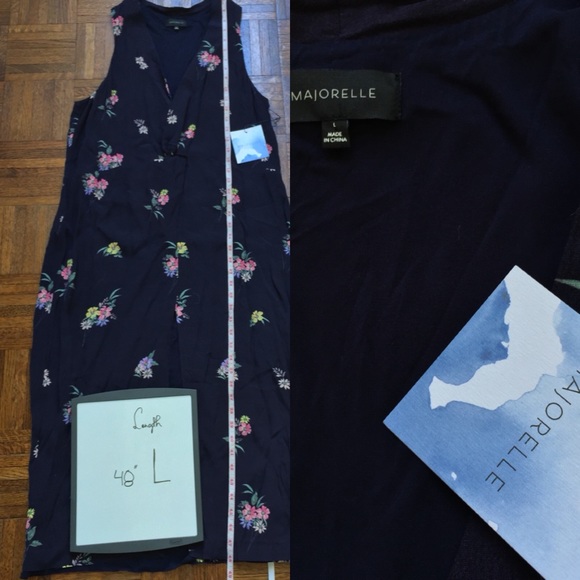 Majorelle Twist Front COPACABANA Floral Midi Dress - Picture 8 of 8